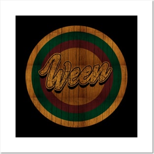 Circle Retro Ween Posters and Art